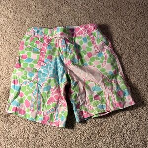 Lilly Pulitzer Giraffe Print Shorts